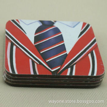 Cork Kitchen Paper Fridge Magnet, Tie Design, for Promotion, Matching for Mug